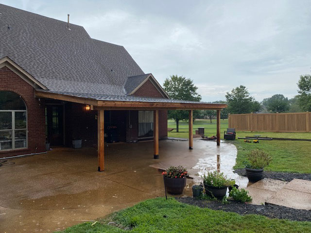 Side View After Patio Cover