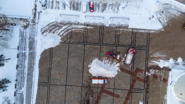 snow-being-cleared-in-public-area
